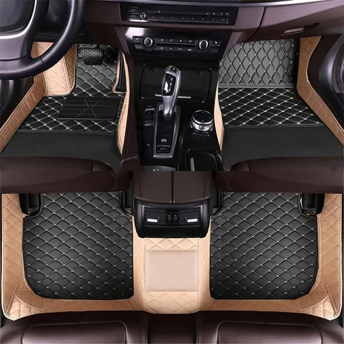 Miniatura 30 de Alfombrillas personalizadas de cuero artificial para automóvil, impermeables, antideslizantes, adecuadas para automóviles, SUV, camionetas, protegen