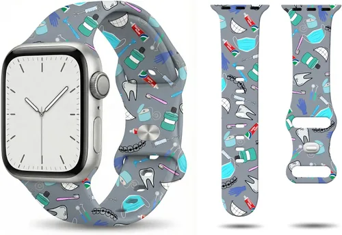 Miniatura 15 de Correa deportiva de silicona compatible con Apple Watch