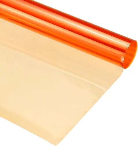 Miniatura 33 de MECCANIXITY Filtro de gel de iluminación de 15.7 x 19.7 pulgadas, hoja de corrección de color marrón para estudio fotográfico, luz de cabeza roja