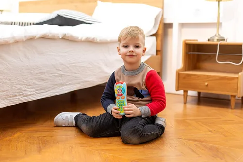 Miniatura 9 de JOYIN Teléfono de aprendizaje para bebé y juguete de control remoto para niños pequeños, divertidos juguetes de teléfono inteligente con música