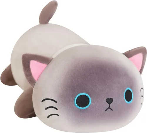 Miniatura 12 de SQEQE Peluche de ajolote con peso, animal de peluche de ajolote con peso, lindo juguete de almohada rosa suave, regalo para niños y adultos, 9.8