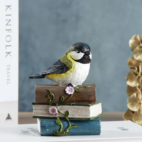 Miniatura 7 de Smadeer Estatua de pájaro para decoración de jardín, esculturas y estatuas de jardín, figura de pájaro de animales para interiores y exteriores