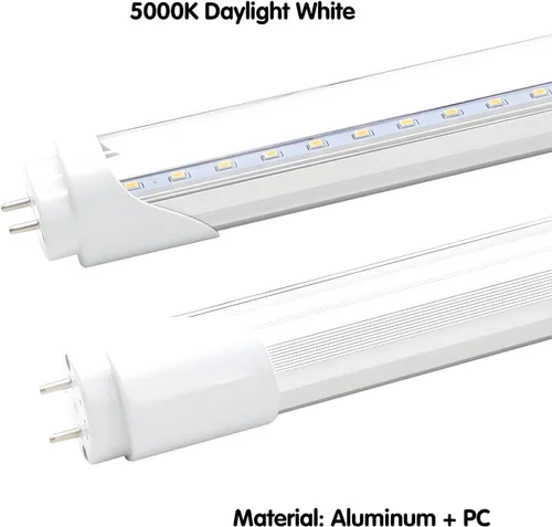 Miniatura 4 de Striplight Tubo de luz LED T8 T10 T12 de 2 pies, repuesto LED de 8 W para bombilla fluorescente de 24 pulgadas, equivalente a 20 W, 1120 lm, 5000 K