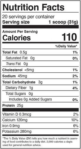 Miniatura 3 de ProDough Proteína en polvo de aislado de suero hidrolizado gourmet para mezcla de batidos - Mezcla de enzimas de fácil digestión, 25 g de proteína