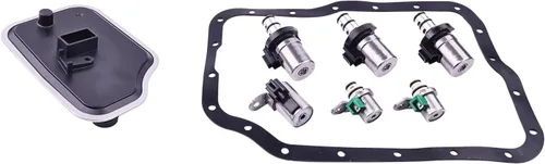 Miniatura 7 de Kit de servicio de filtro de solenoide de cambio de transmisión 4F27E Compatible con Ford Focus Transit Connect Compatible con Mazda Protege