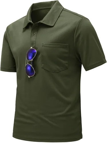Miniatura 2 de Polo para hombre, de manga corta, con cuello y bolsillo