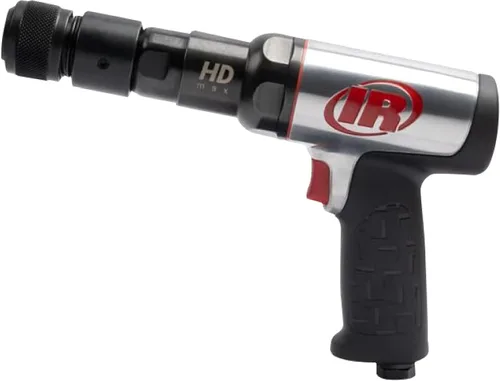 Miniatura 17 de Ingersoll Rand 135MAXK Martillo Neumático de Cambio Rápido con Reducción de Vibración, Juego de Cincel de 5 Piezas, 2,600 BPM, Carrera de 3