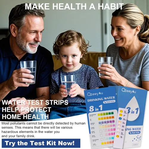 Miniatura 5 de Kit de prueba de agua de plomo 2026 actualizado 8 en 1 kits de prueba de agua potable para el hogar, 5 piezas de bolsa independiente, probador