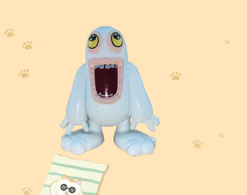 Miniatura 6 de Juguetes de monstruos cantantes, mini figura de acción, Wubbox Noggin Toe Jammer Lindo regalo de cumpleaños para niños y niñas de 6 años en adelante