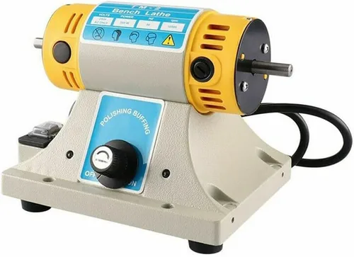 Miniatura 2 de RUNAAJA TM-2 Joyería Rock Jade Grabado Pulidor Pulidor de Torno de Banco 350W 110V con Accesorios de Molienda