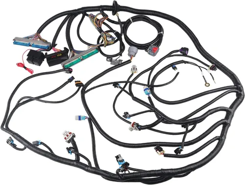 WMPHE Arnés de cableado de motor profesional independiente con transmisión 4L60E Drive By Wire, con manual de guía de cableado, compatible con