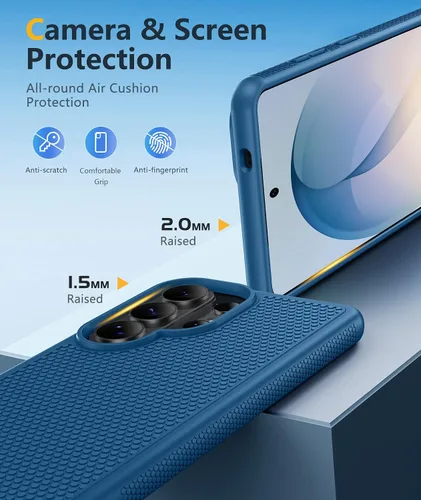Miniatura 567 de FNTCASE Funda para iPhone 17 Pro: Fundas delgadas translúcidas de color azul claro compatibles con MagSafe, protección completa de la cámara