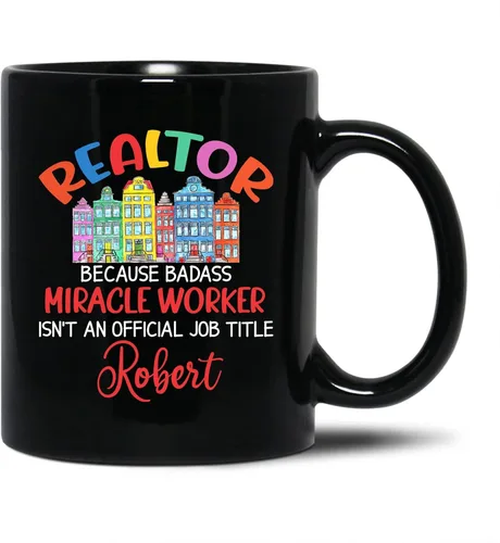 Miniatura 14 de Regalos personalizados para agentes de bienes raíces, taza personalizada con nombre, taza de té de agente de bienes raíces, regalo personalizado