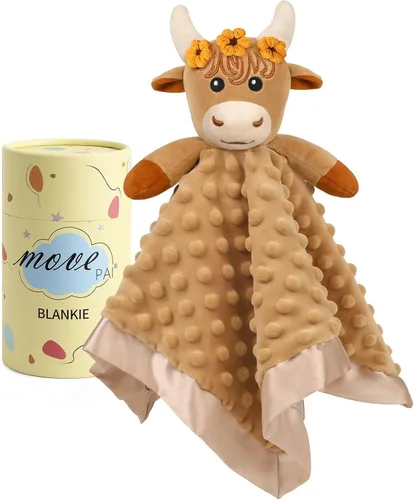 Miniatura 15 de Manta de seguridad para bebé, manta suave de juguete para niñas, juguete para acurrucarse, regalo para recién nacido, 2 unidades, manta para bebés