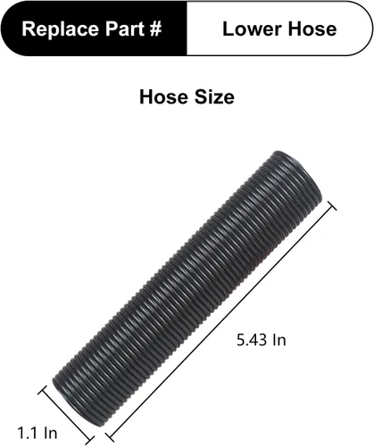 Miniatura 2 de Manguera de boquilla inferior, repuesto para aspiradora inalámbrica Bissell Iconpet, compatible con 2791, 2792, 2746A, 2894A, 22889 (paquete de 2)