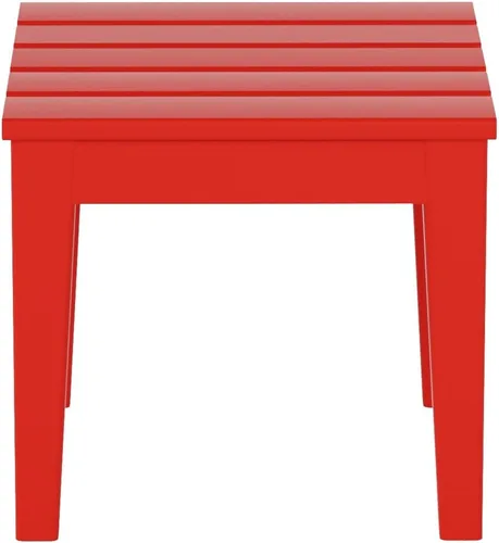Miniatura 29 de WestinTrends Ashore - Mesa auxiliar Adirondack moderna para patio al aire libre, madera envejecida Roble (Weathered Wood)