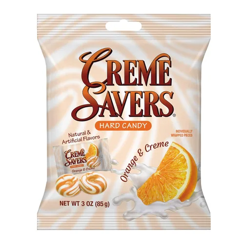 Creme Savers - Caramelo de fresas y crema, el sabor de fresas frescas remolinadas en rica crema, los clásicos originales Creme Savers traídos a ti