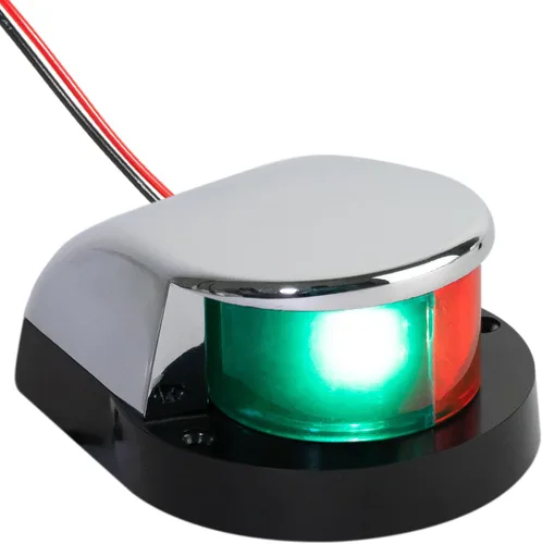 Miniatura 10 de Five Oceans Kit de luces de navegación para barcos, anclaje LED y luces bicolor, 12 V, reglas USCG 2 NM para pontón, barcos de pesca, lanchas
