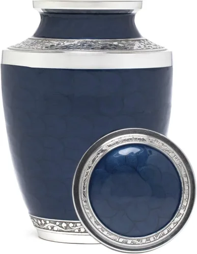 Miniatura 15 de Eternal Harmony Urna grande para cenizas, urna de cremación masculina y femenina para cenizas humanas con acabados elegantes, sello seguro y bolsa