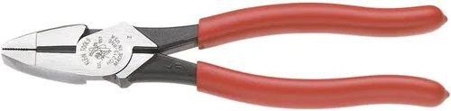 Miniatura 8 de Alicates de corte lateral Klein Tools HD2000-9NE para Lineman Cortan ACSR, hechos en EE. UU., tornillos, clavos, alambre duro, alicates eléctricos