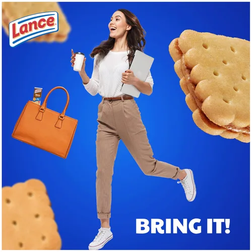 Miniatura 7 de Galletas de sándwich Lance, mantequilla de maní Nekot, 10 paquetes envueltos individualmente, 6 galletas cada uno