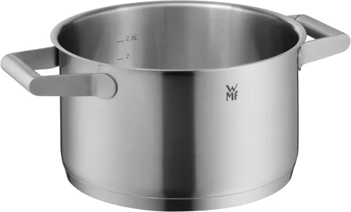 Miniatura 10 de WMF Comfort Line Advantage - Juego de cacerolas de inducción de 5 piezas con tapa de vidrio, acero inoxidable mate Cromargan, escala, apilable, sin