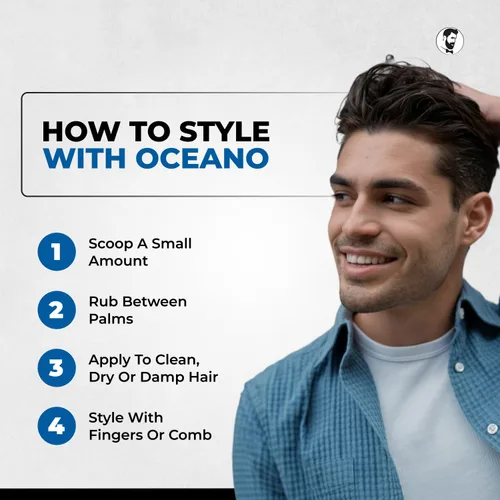 Miniatura 7 de Gentlemen Republic Oceano Gel para el cabello para hombre, 16 onzas, gel de peinado de alto brillo y fuerte sujeción táctil para cabello, fórmula