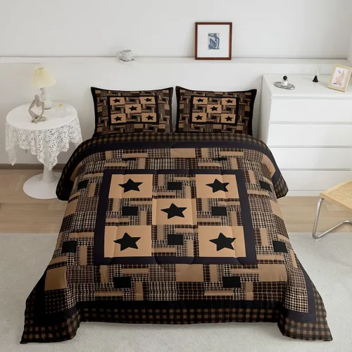 Miniatura 38 de Feelyou Juego de edredón de animales de la selva para todas las estaciones, juego de ropa de cama con 1 funda de almohada de microfibra de elefante