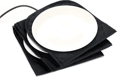 Miniatura 5 de Navaris Calentador Eléctrico de Platos - 10 Bolsillos de Calentamiento de Manta para Platos de Cena a 165 Grados en 10 Minutos - Diseño Plegable