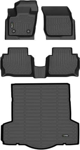 Miniatura 91 de HAFIDI® - Tapetes para auto con almacenamiento debajo del asiento, para todo clima, antideslizantes, de elastómero termoplástico, para la primera