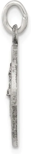 Miniatura 2 de Medalla de San Patricio de Plata de Ley de 0787in 0591in estilo QC5746