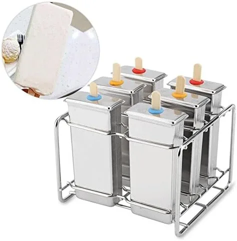 Miniatura 9 de Kit de hielo de acero inoxidable para máquinas de hielo con bandeja de cocina DIY herramienta para hacer hielo (3#)