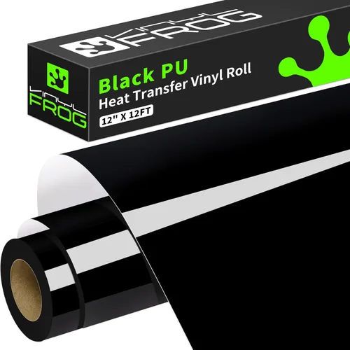 Miniatura 49 de Plotter Cutter - Rollo de vinilo de poliuretano de transferencia de calor,10 pulgadas x 5 pies, para camisetas, ropa, bolsas y otras telas Gris