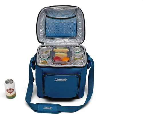 Miniatura 3 de Coleman Chiller Insulated Soft Cooler, Leakproof 9/16/30 Can Cooler with 12+ Hour Ice Retention, Made with Recycled Materials, Great for Lunch