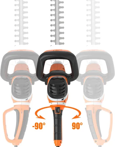 Miniatura 5 de GARCARE Cortasetos eléctrico con cable - Recortadores de árboles eléctricos, Cortador de ramas, Tijeras de setos