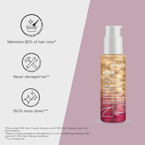 Miniatura 5 de Joico K-PAK Color Therapy Color-Protecting Set For Color-Treated Hair Boost Shine Improve Elasticity Repair Breakage Rebuild Damaged Hair