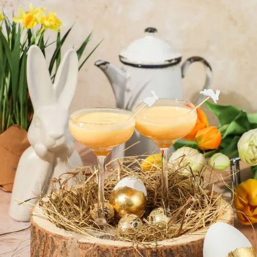 Miniatura 6 de Palillos de cóctel de conejo de Pascua, palillos para frutas y postres, palillos para sándwiches, palillos para alimentos, pinchos para charcutería