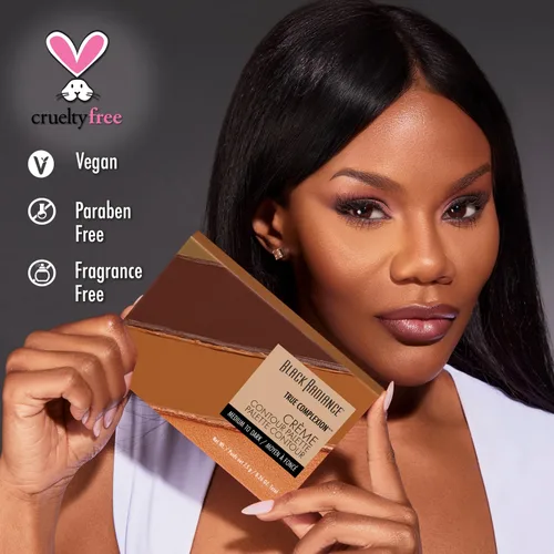 Miniatura 6 de Black Radiance True Complexion Crème Contour Paleta, define, esculpe y resalta: ligero a medio Ligero a mediano.