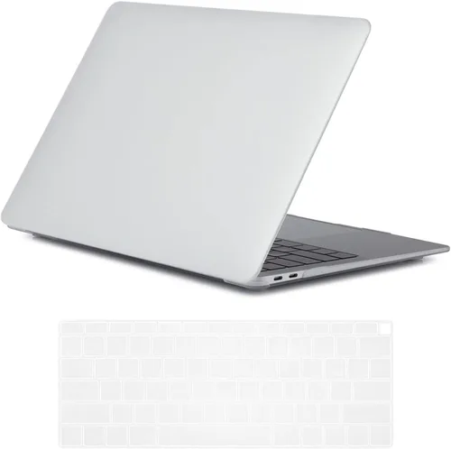 Miniatura 22 de Pack 5 en 1 de carcasa para MacBook Air, de Se7enline, de plástico duro, tacto suave, con protector de teclado de silicón, protector de pantalla