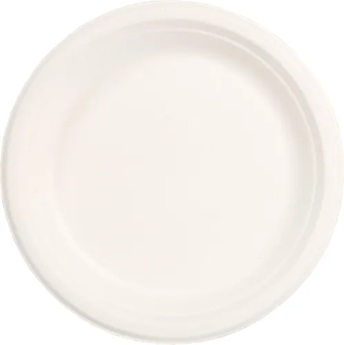 Miniatura 5 de Placa de fibra vegetal natural 100% compostable, 6 pulgadas, caja de 1000