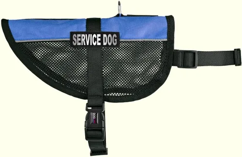 Miniatura 4 de Dogline Chaleco para perro de servicio, 17 x 21 pulgadas, azul