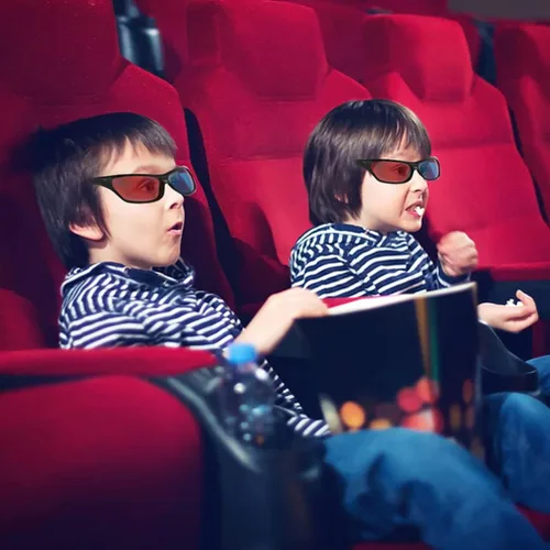 Miniatura 6 de Proyector 3D rojo, 20 unidades, 3 marcos, gafas de estilo 3D para juegos de películas en 3D, lentes de visualización 3D, computadoras portátiles