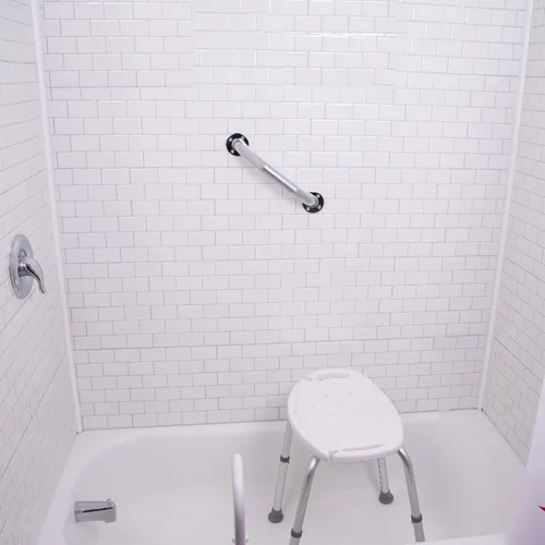 Miniatura 3 de Carex Barras de agarre texturizadas para bañeras y duchas, barras de agarre para seguridad en el baño, mango de ducha duradero de acero inoxidable
