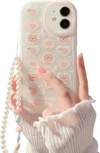 Miniatura 12 de Funda compatible con iPhone 11 Pro Max con bonito diseño de flores negras y sencillas, para mujeres, adolescentes y niñas, funda protectora de lente