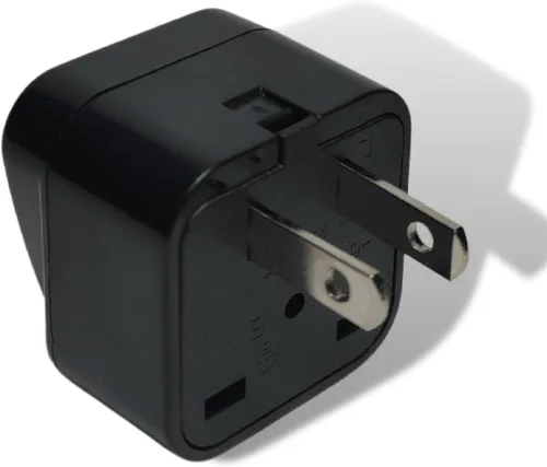 Adaptador de corriente universal internacional convertidor de punta de enchufe - Convertir Europa, EU/UK/CN/AU a Estados Unidos - Ideal para
