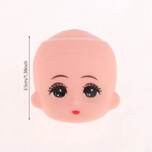 Miniatura 2 de Esquirla 10 piezas de ojos grandes bebé esculpir sin el pelo llavero bebé juguete DIY cuerpo personalizado partes