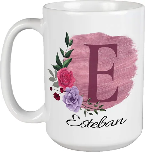 Miniatura 8 de Taza de café personalizada para tus amigos y familiares con inicial y nombre, regalo para todas las ocasiones, cumpleaños, Navidad, regalo de Acción