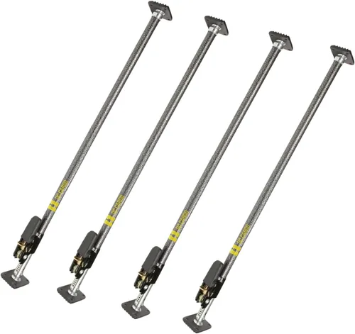 Miniatura 11 de DC Cargo Mall Barra de Carga Ajustable para Caja de Camioneta – Divisor de Caja de Camión de 40"-70", Estabilizador de Carga Resistente para Tundra