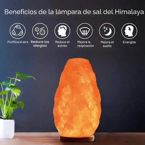 Miniatura 7 de Himalayan Glow Lámpara de sal con interruptor de atenuación táctil de 5-7 libras