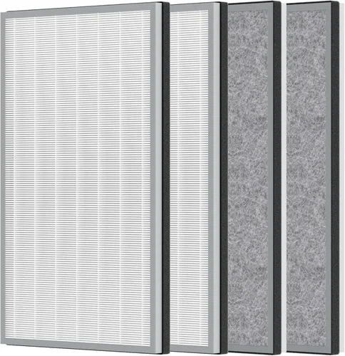 Miniatura 11 de Filtro de repuesto HE601 HE602 compatible con Shark Air Purifi-er 6 modelos de ventilador HE601 y HE602, parte # he6fkpet filtro principal